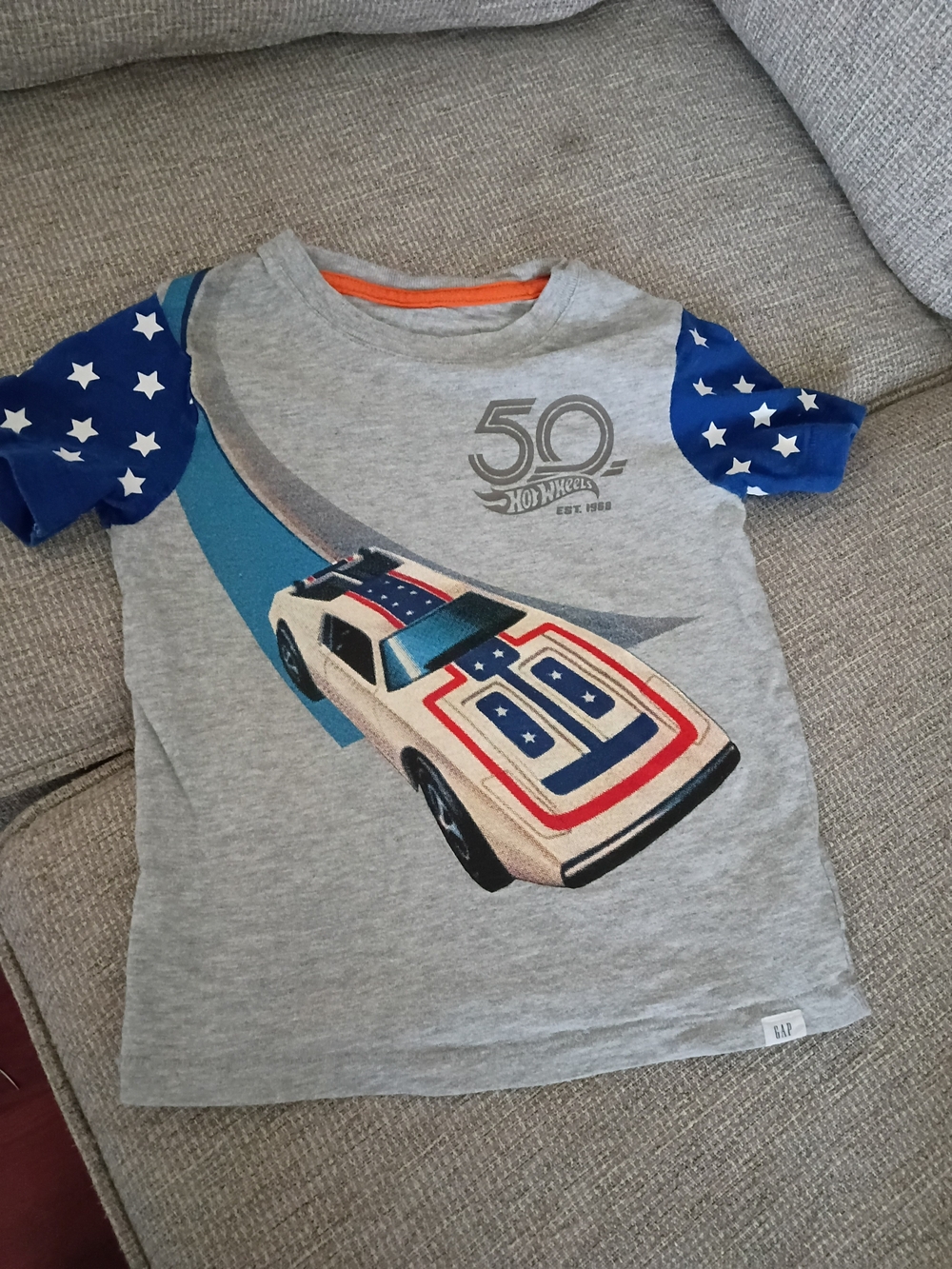 Baby Gap Hot Wheels T-shirt Size 3
